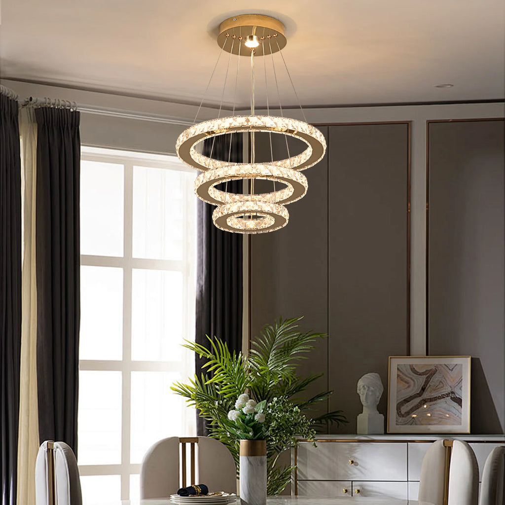 Lustre de cristal frances de luxo