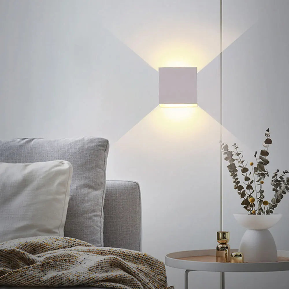 Luminarias de parede LED 6W modernas para interiores