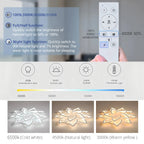 Lustre de teto LED de luxo