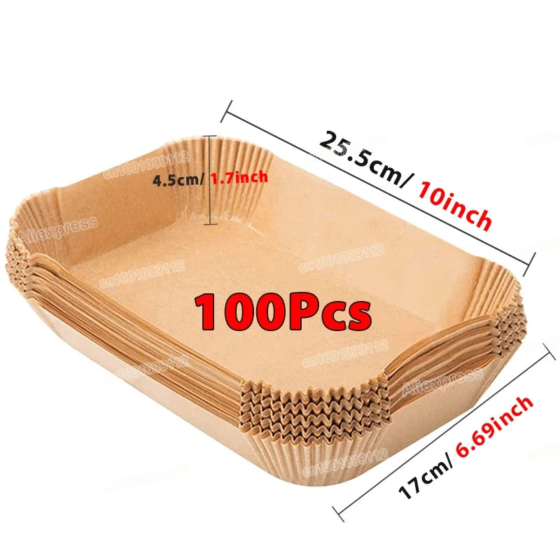 Papéis de cozimento antiaderentes Airfryer
