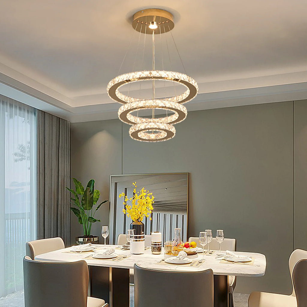 Lustre de cristal frances de luxo