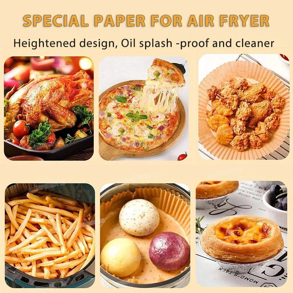 Papéis de cozimento antiaderentes Airfryer