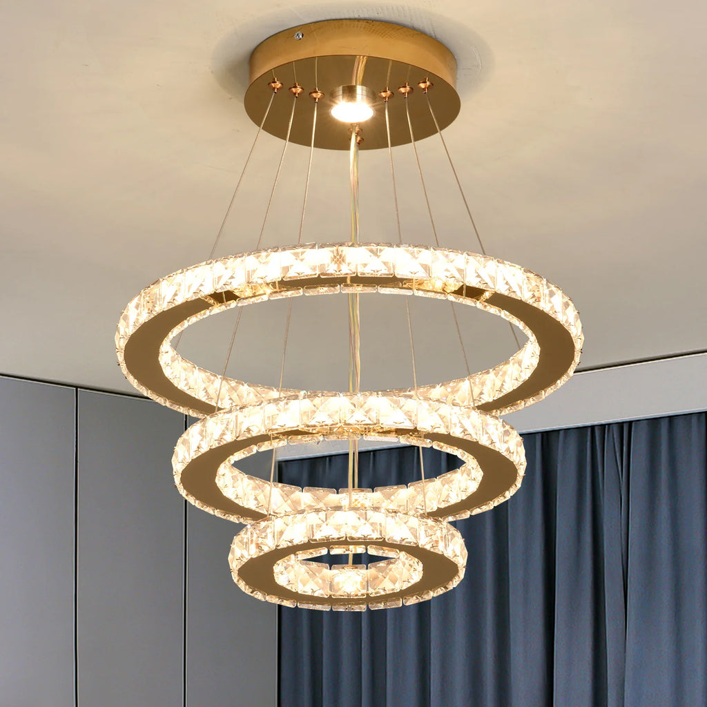 Lustre de cristal frances de luxo