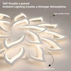 Lustre de teto LED de luxo