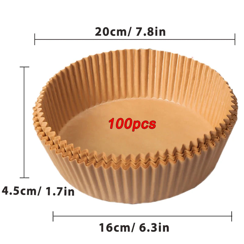 Papéis de cozimento antiaderentes Airfryer